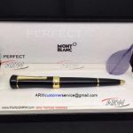 Perfect Replica Mont Blanc Writers Limited Edition Black Resin Ballpoint Pen